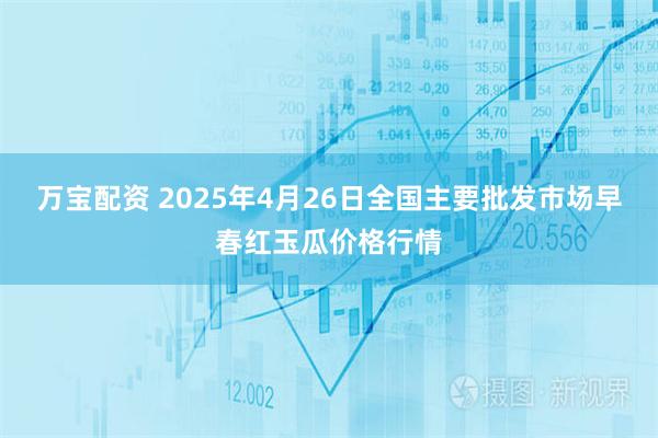 万宝配资 2025年4月26日全国主要批发市场早春红玉瓜价格行情