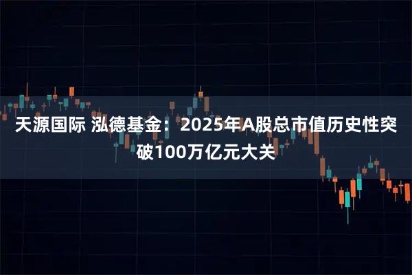 天源国际 泓德基金：2025年A股总市值历史性突破100万亿元大关